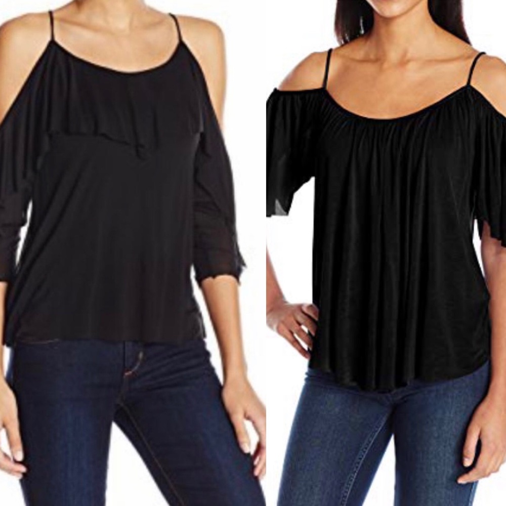 Bailey 44 Havana Cold Shoulder Top